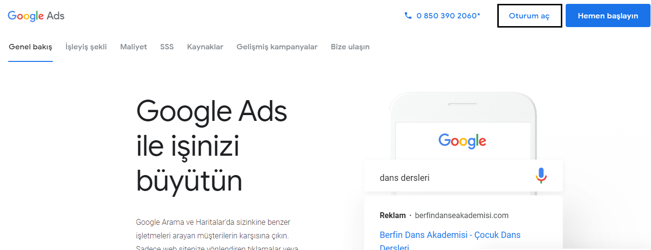 Google Adwords Kaydolma 